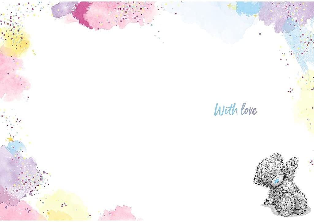 Me to You Good Luck Bear and Horse Shoe Card