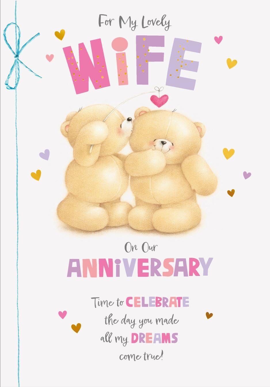 Forever Friends Wife Anniversary Card