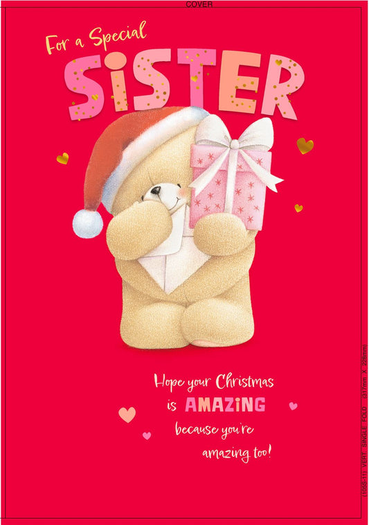 Forever Friends Special Sister Christmas Card