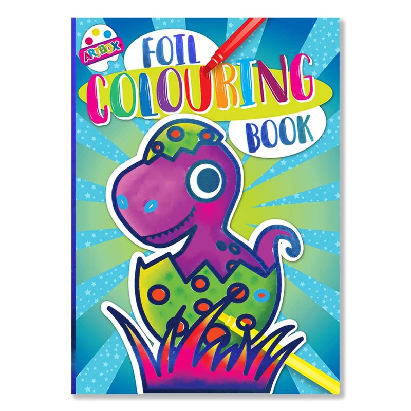 Single Foil Colouring Book