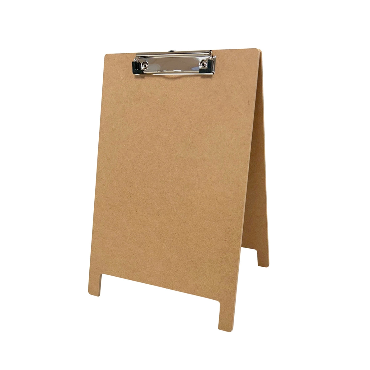 A4 5mm Thick Wooden Stand Folding Menu Clipboard