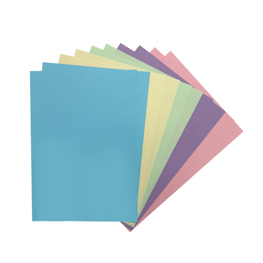 Pack of 3000 A4 Assorted Pastel Coloured Paper 75gsm Sheets