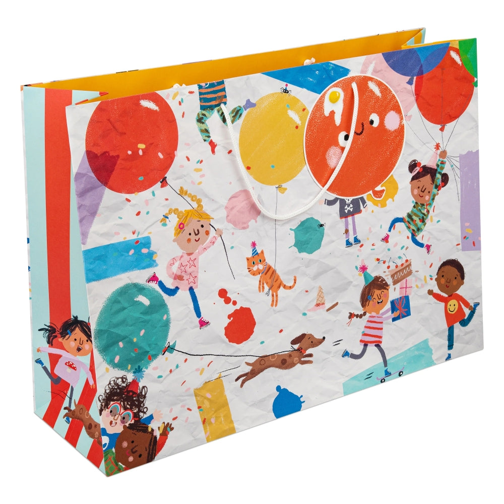 Any Occasion Extra Large Gift Bag Custard Crew Kids Design