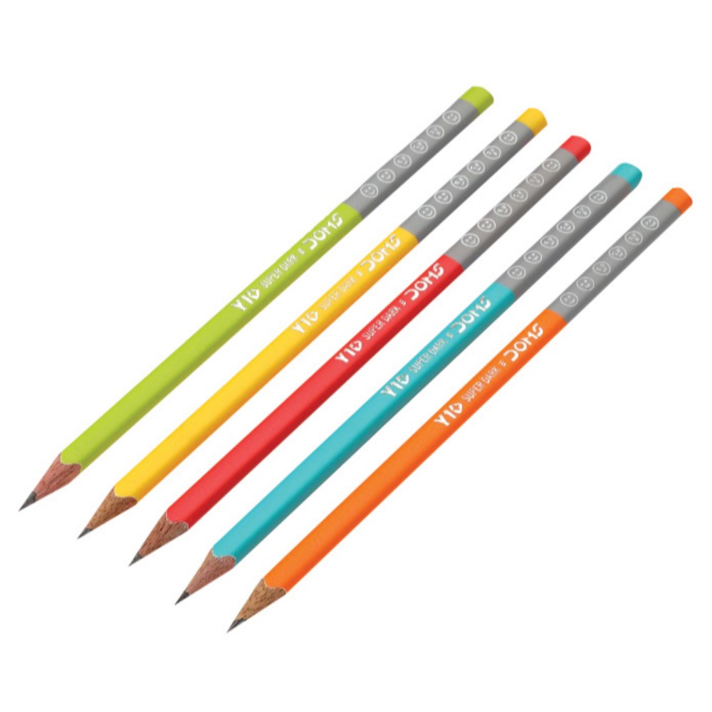 Pack of 12 Doms X1 X-Tra Super Dark Pencils