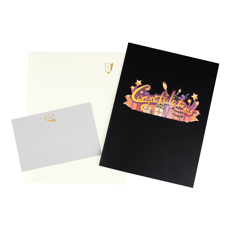 Cheers to You 3D Pop Up Congratulations Card