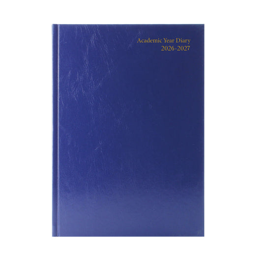 Janrax 2026-2027 A4 Week To View Blue Academic Diary