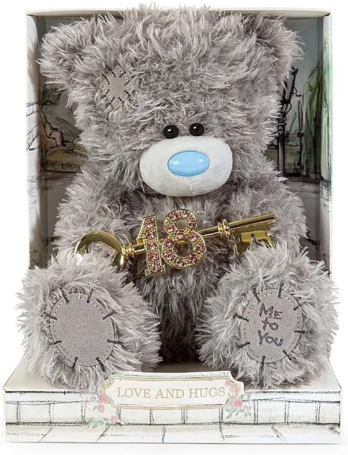 Me to You Cute Plush 18th Birthday 19cm High Presented On Premium Gift Plinth Signature Collection
