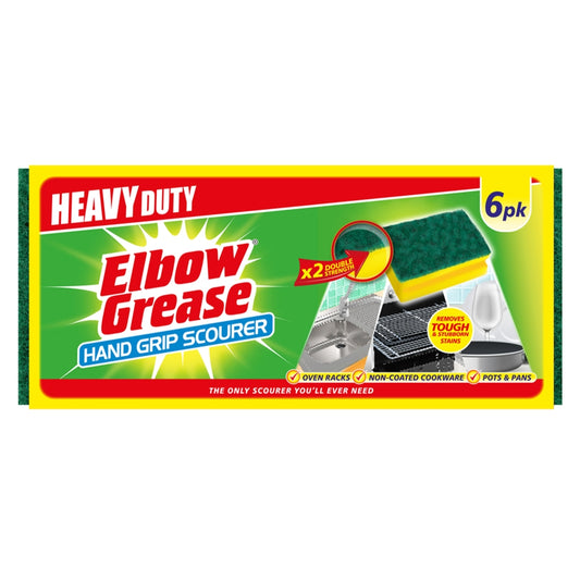 Pack of 6 Elbow Grease Kitchen Scourers