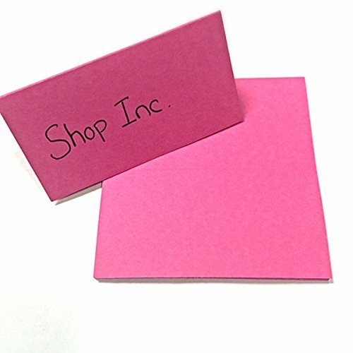 Pack Of 10 High Quality Place Cards (Dark Pink Colour)