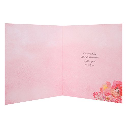 Sister Contemporary Birthday Greeting Card 'Lovely' 