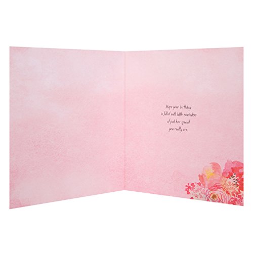 Sister Contemporary Birthday Greeting Card 'Lovely' 