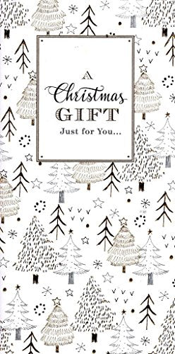 Gold Foil Finished Tree Design Christmas Money wallet Card 