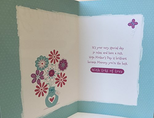 Mummy With Lots Of Love On Mother's Day Greetings Card