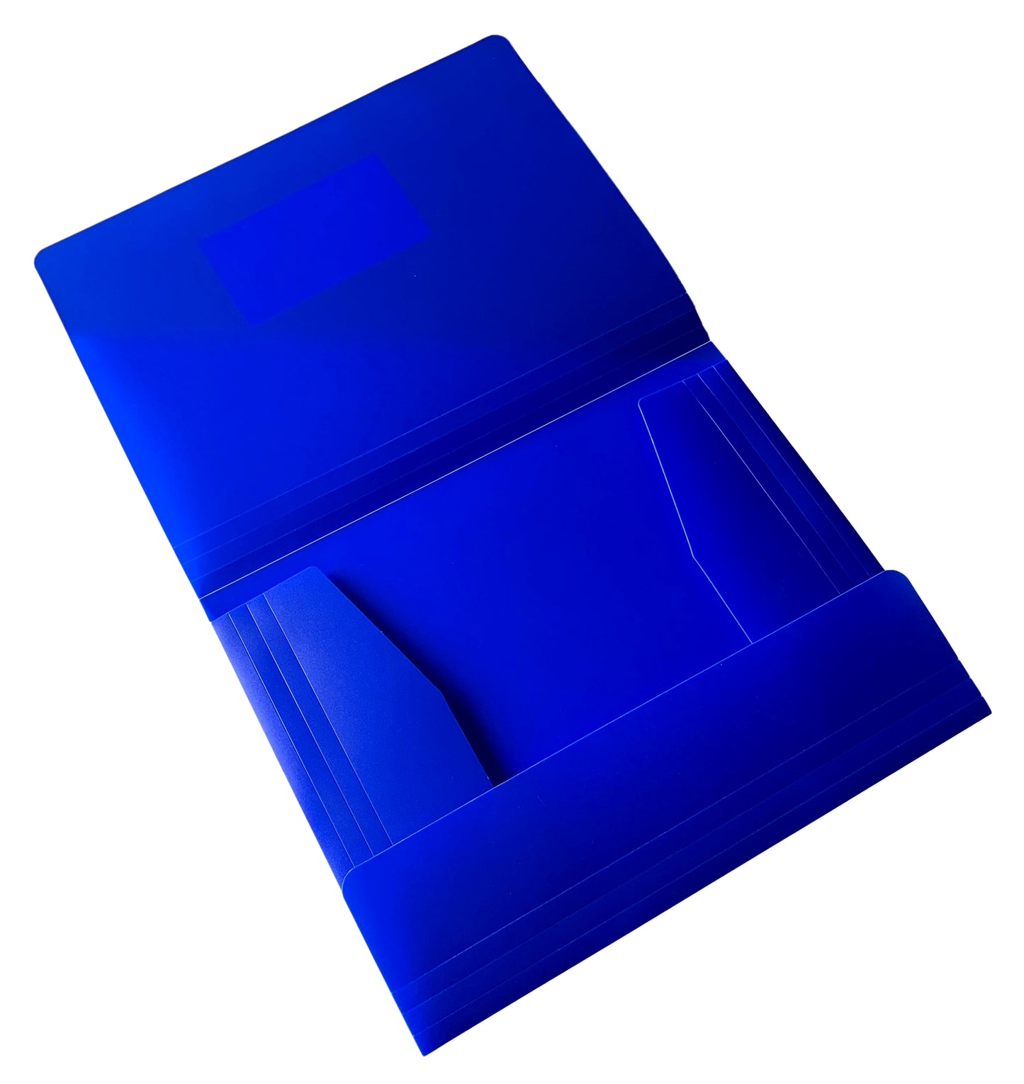 Pack of 12 A4 Blue 3 Flap Folders with Elasticated Closure