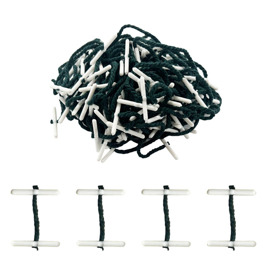 Pack of 100 25mm Plastic End Treasury Tags