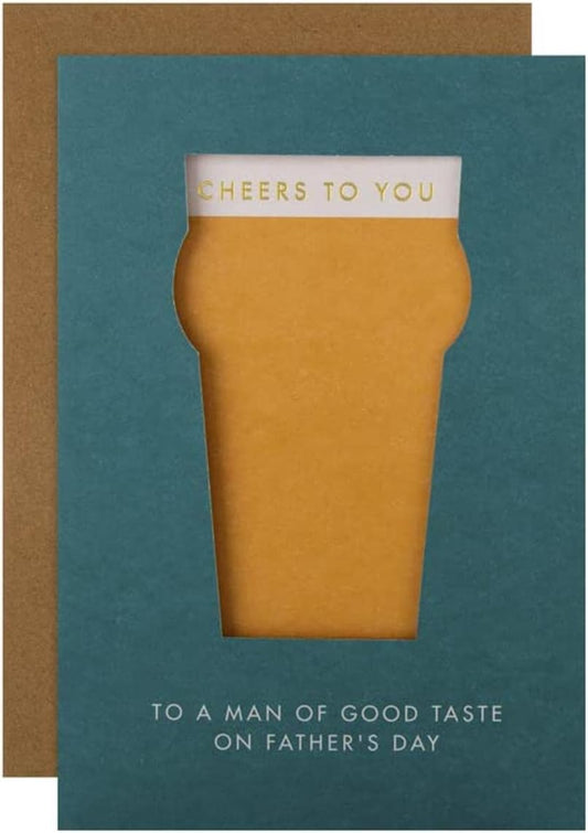 Cheers To You Open Father's Day Card