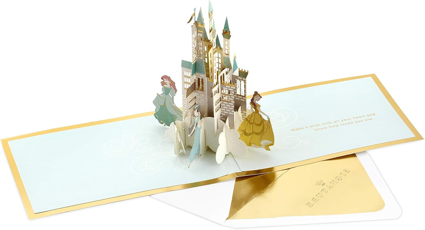 Disney Princesses Signature Paper Wonder Pop Up Birthday Card