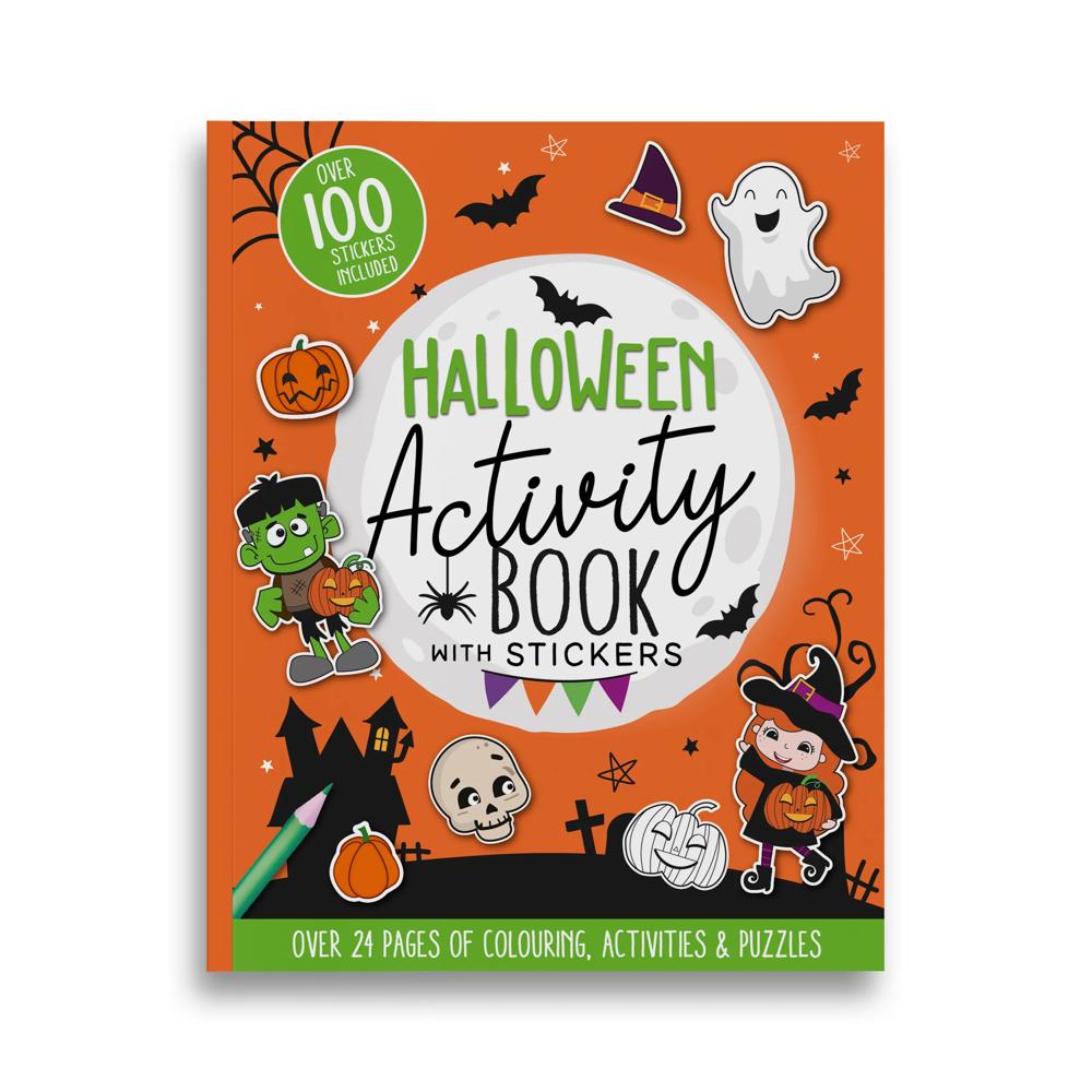 Halloween Activity Book with Stickers