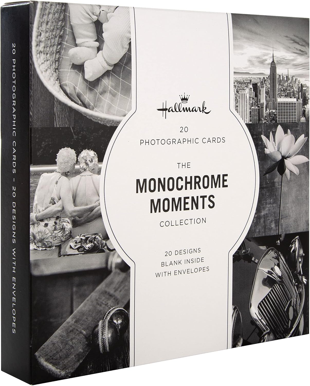 Monochrome Photographic Multipack of 20 in 20 Designs Blank Cards