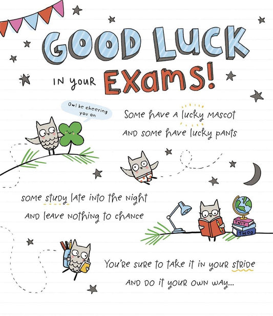 Oodles Design Good Luck Exams Card
