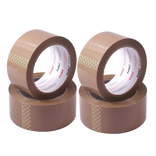 Pack of 6 Brown Bopp Tape For Packing 48mm x 50m