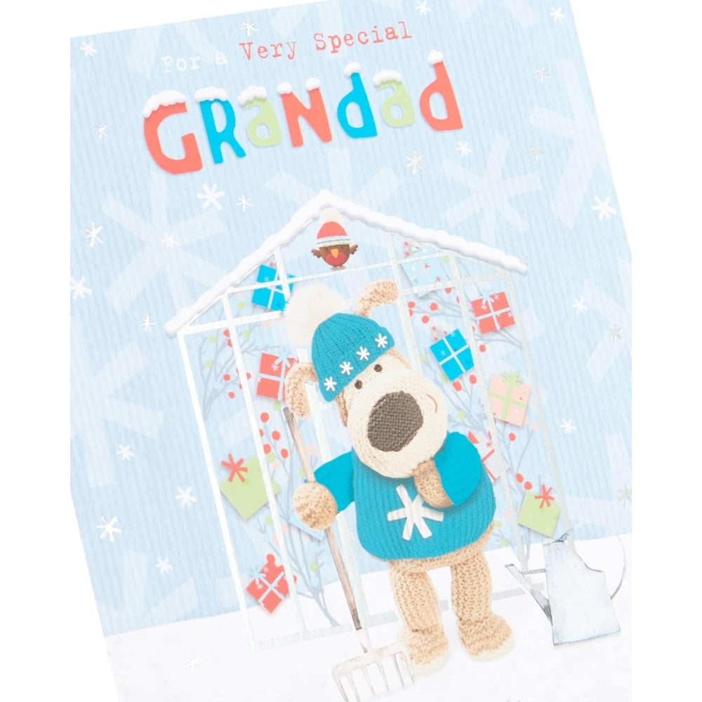 Adorable Boofle Grandad Christmas Card