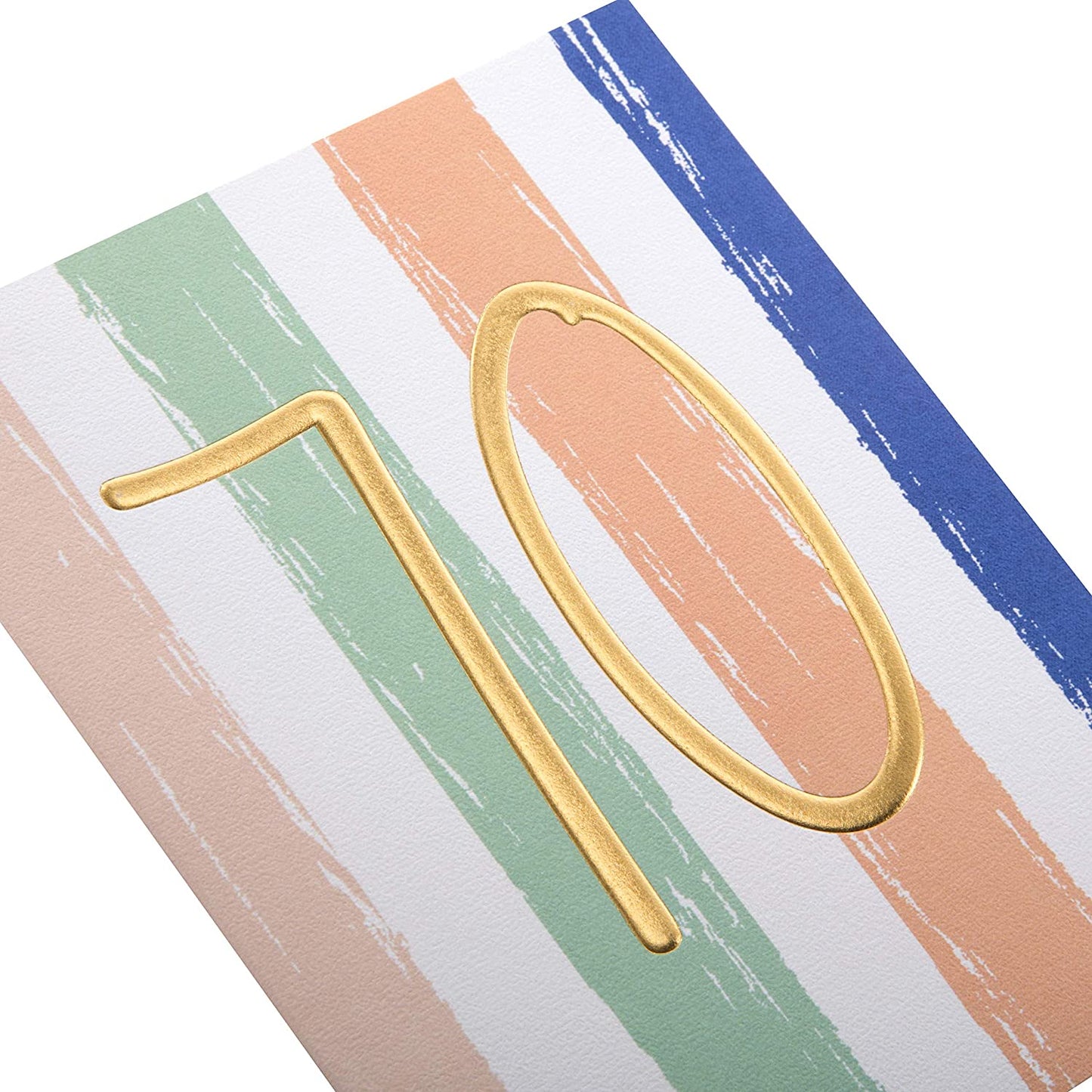 70th Birthday Studio Card "Blank" 