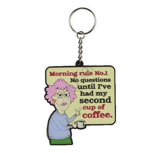 Aunty Acid 3D Rubber Keyring ! Morning Rule No 1 {DNL EBAY}