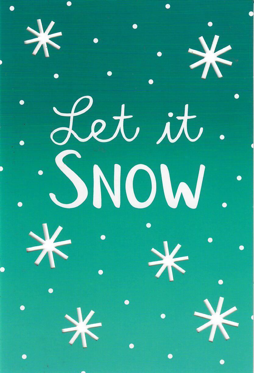 Hallmark Let It Snow Charity Christmas Cards 8 Pack 