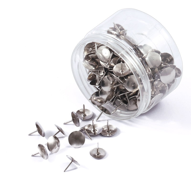 Pack of 1200 Nickel Thumbtacks 11mm
