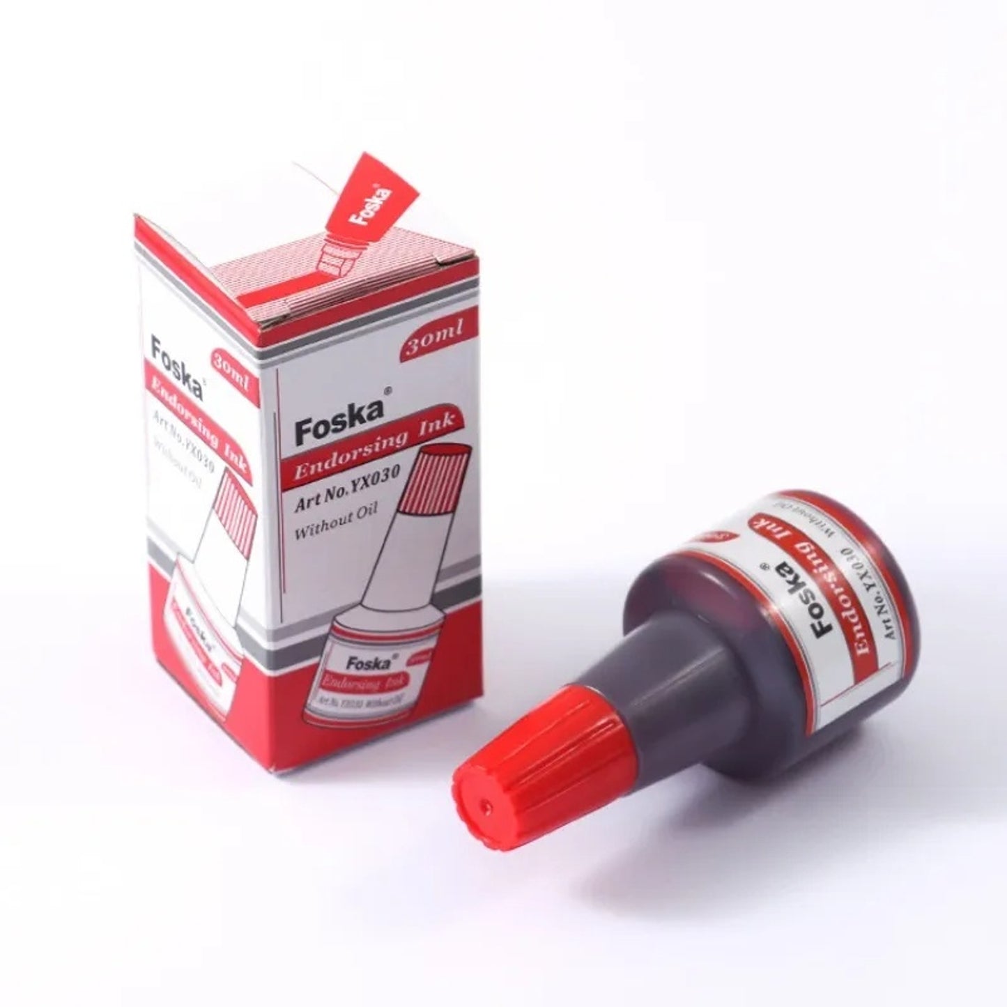 30ml Red Endorsing Ink