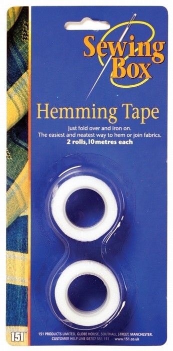 151 Hemming Tape 2 x 10 metres rolls, iron on