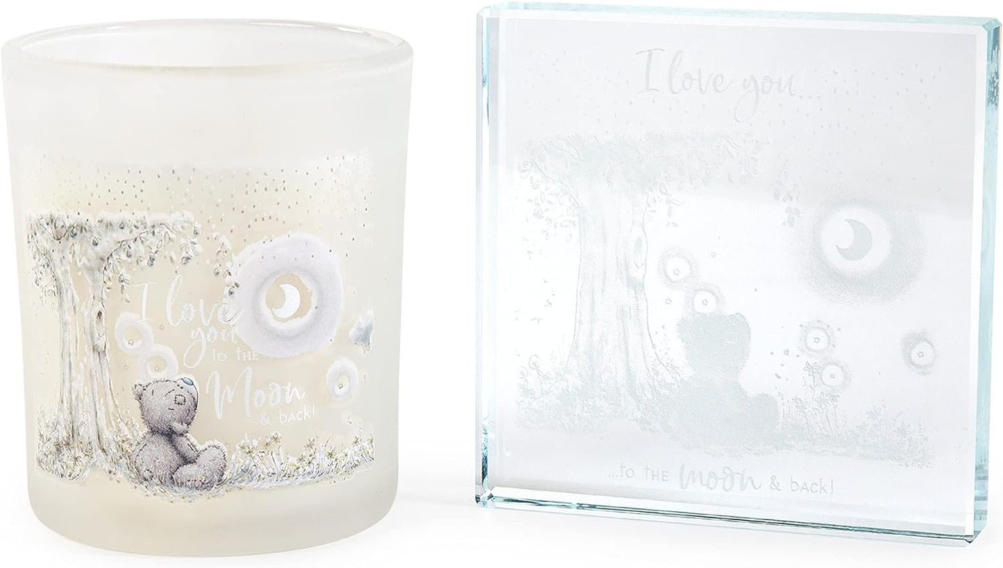 'Love You to The Moon and Back' Candle and Wall Plaque Gift Set Official Collection