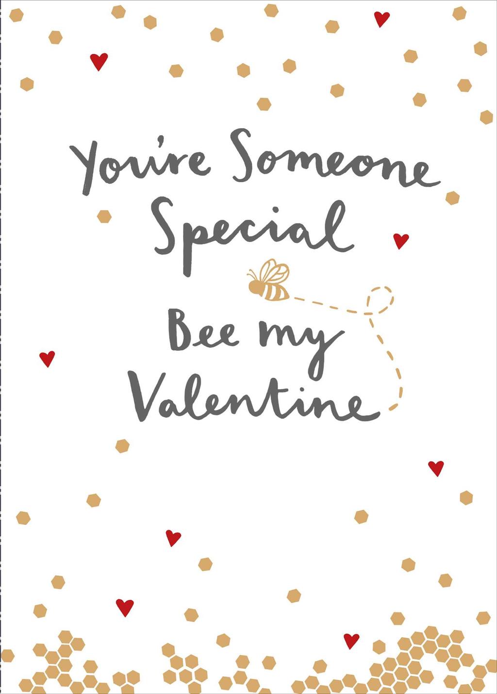 Someone Special Bee My Valentine, Valentine's Day Card