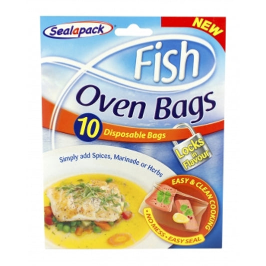 Pack of 10 Sealapack Fish Oven Disposable Bags