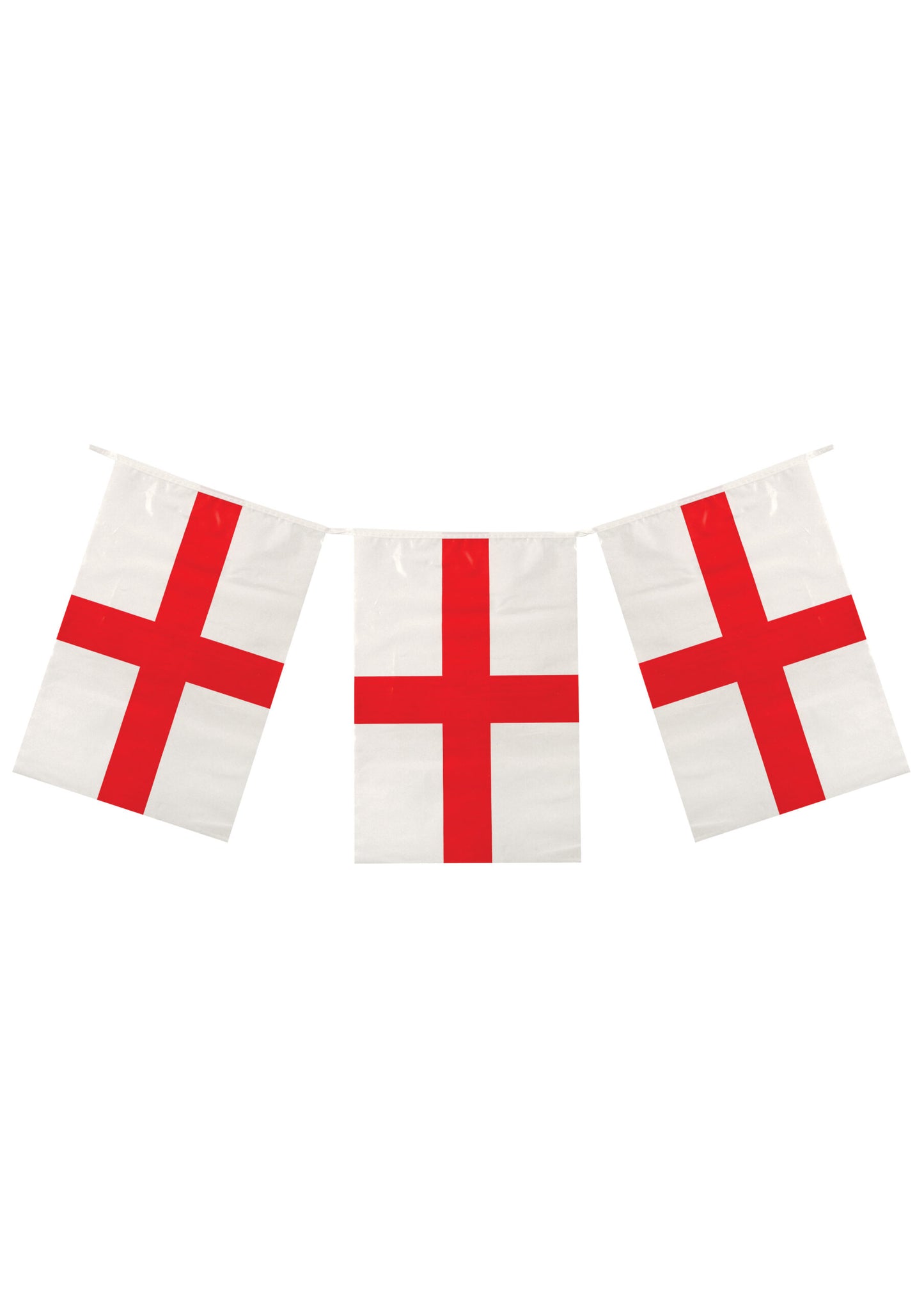 72FT England Flag St Georges Day Cross Bunting 66 Flags