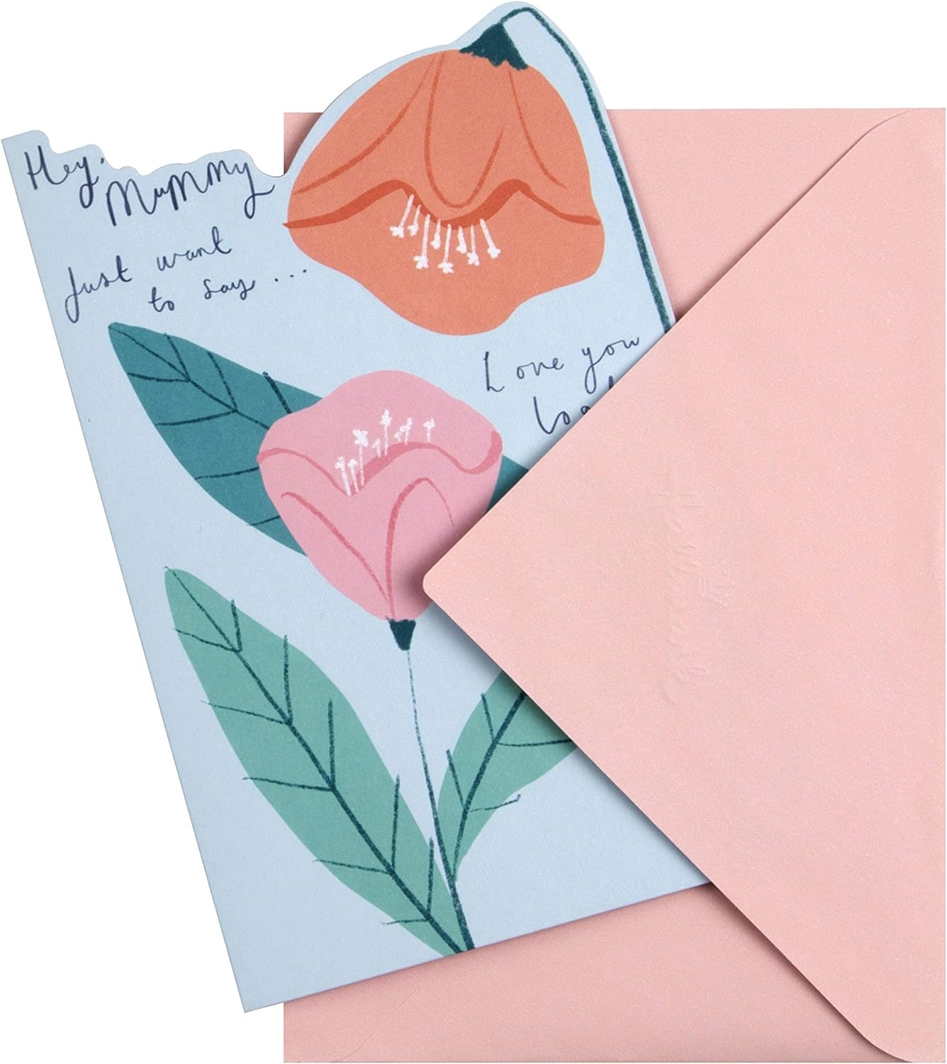 Mummy Beautiful  Floral Die Cut Design Mother's Day Card