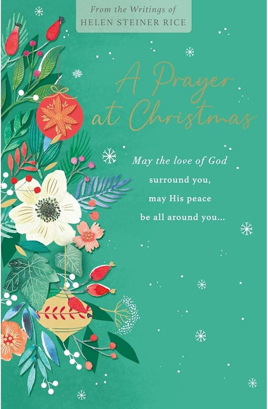 Elegant Design Heartfelt Wishes Helen Steiner Rice Christmas Card