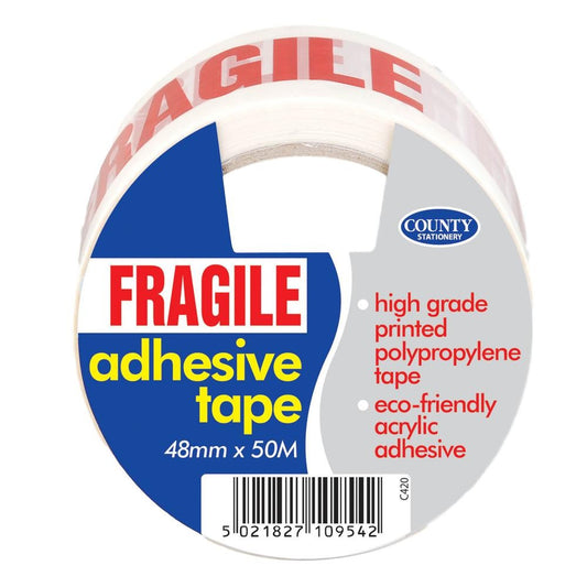 County Adhesive Tape Printed Fragile