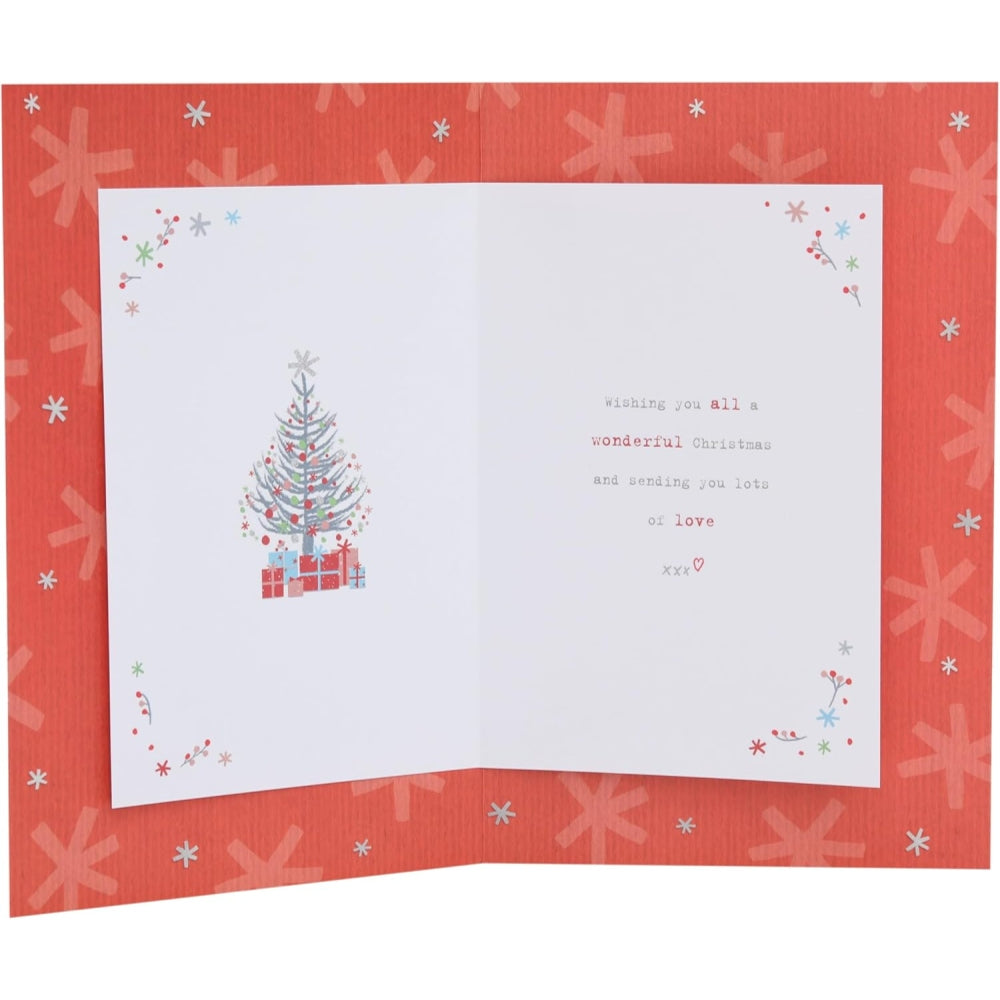 Boofles Sitting On Log From All Of Us Christmas Card