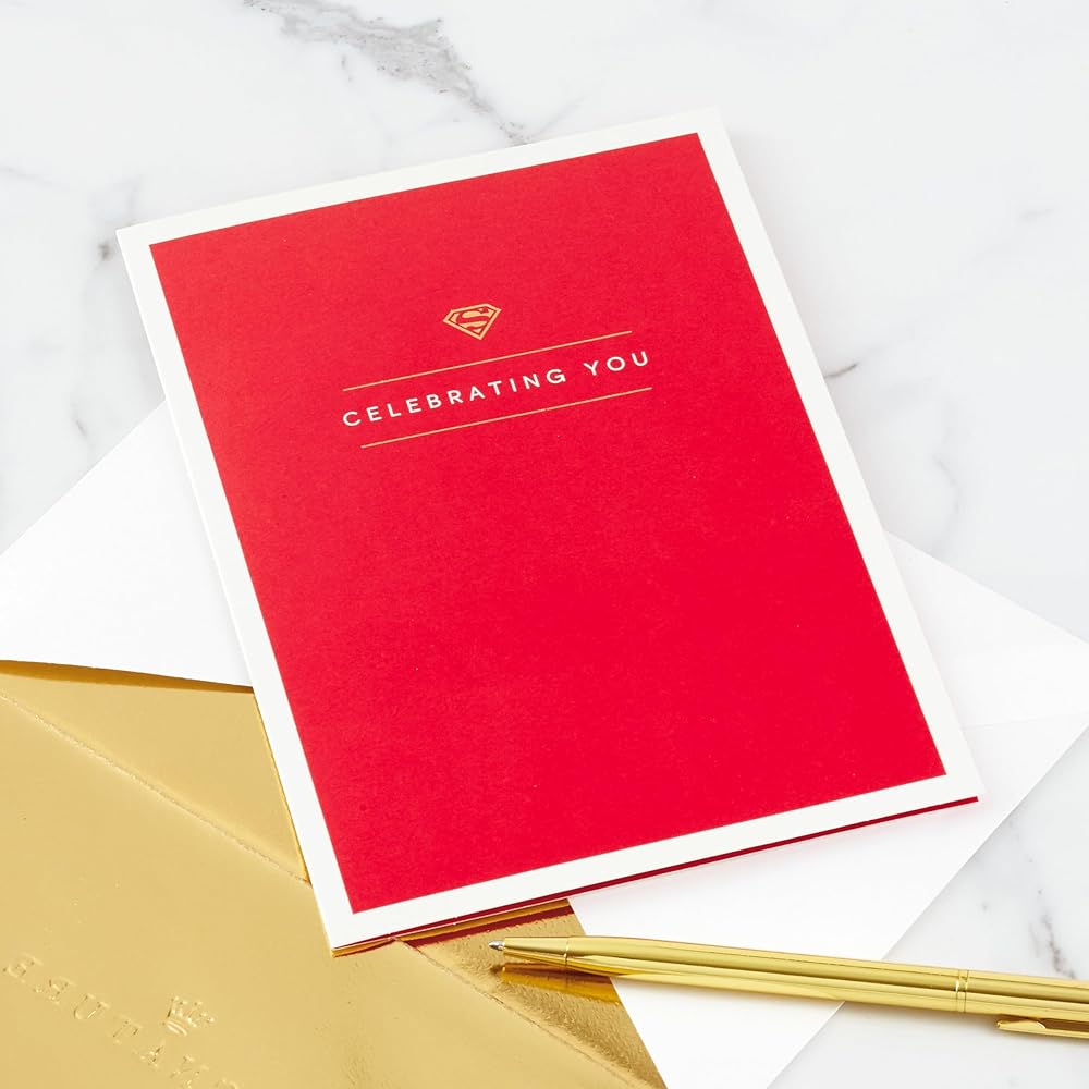 DC Comics Superman 3D & Pop Up Any Occasion Card Birthday Father's Day