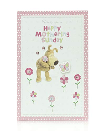 Boofle with Flowers and Butterfly Design Mother's Day Card