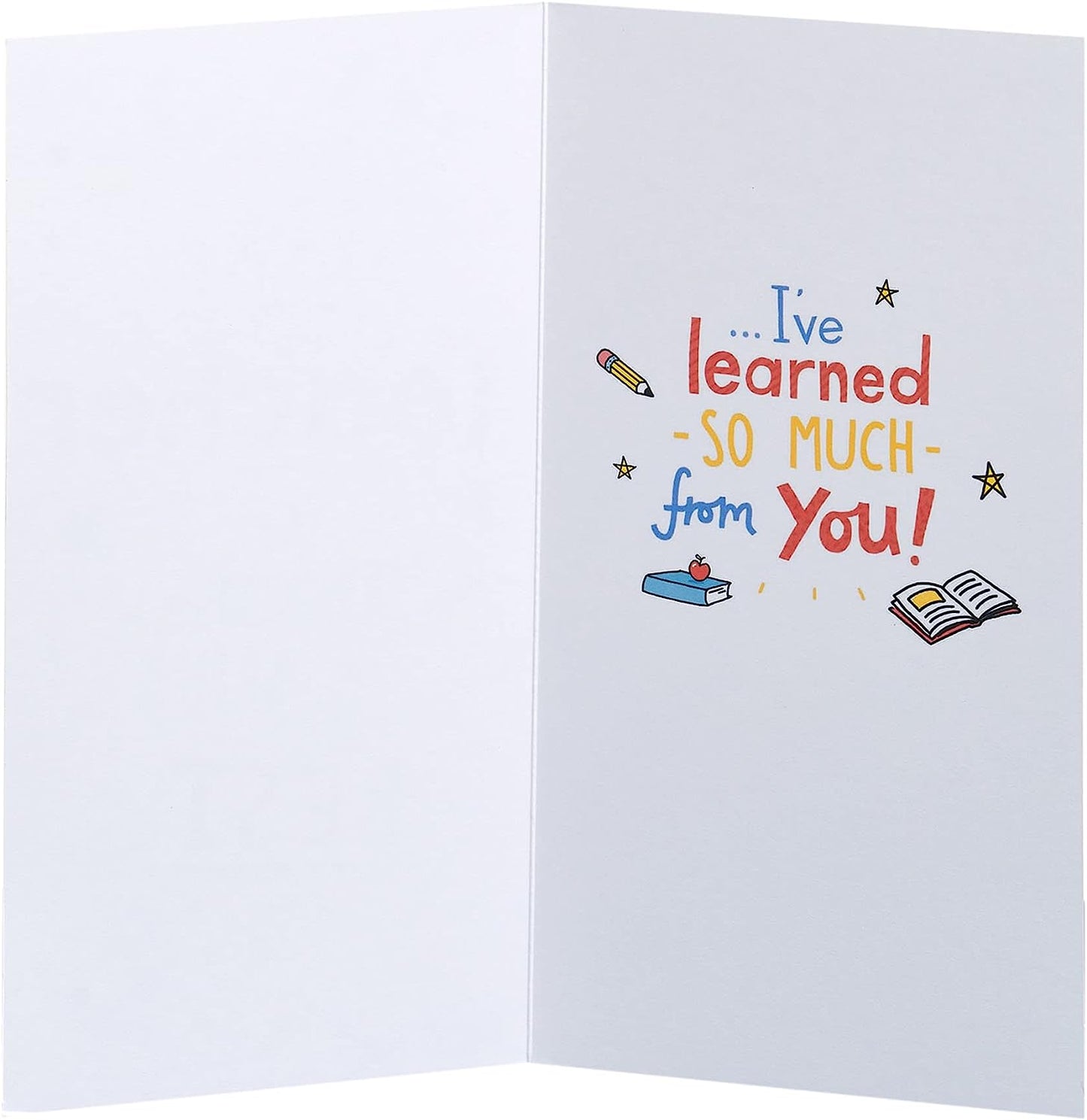 Doodle Design Thank You Teacher Card 