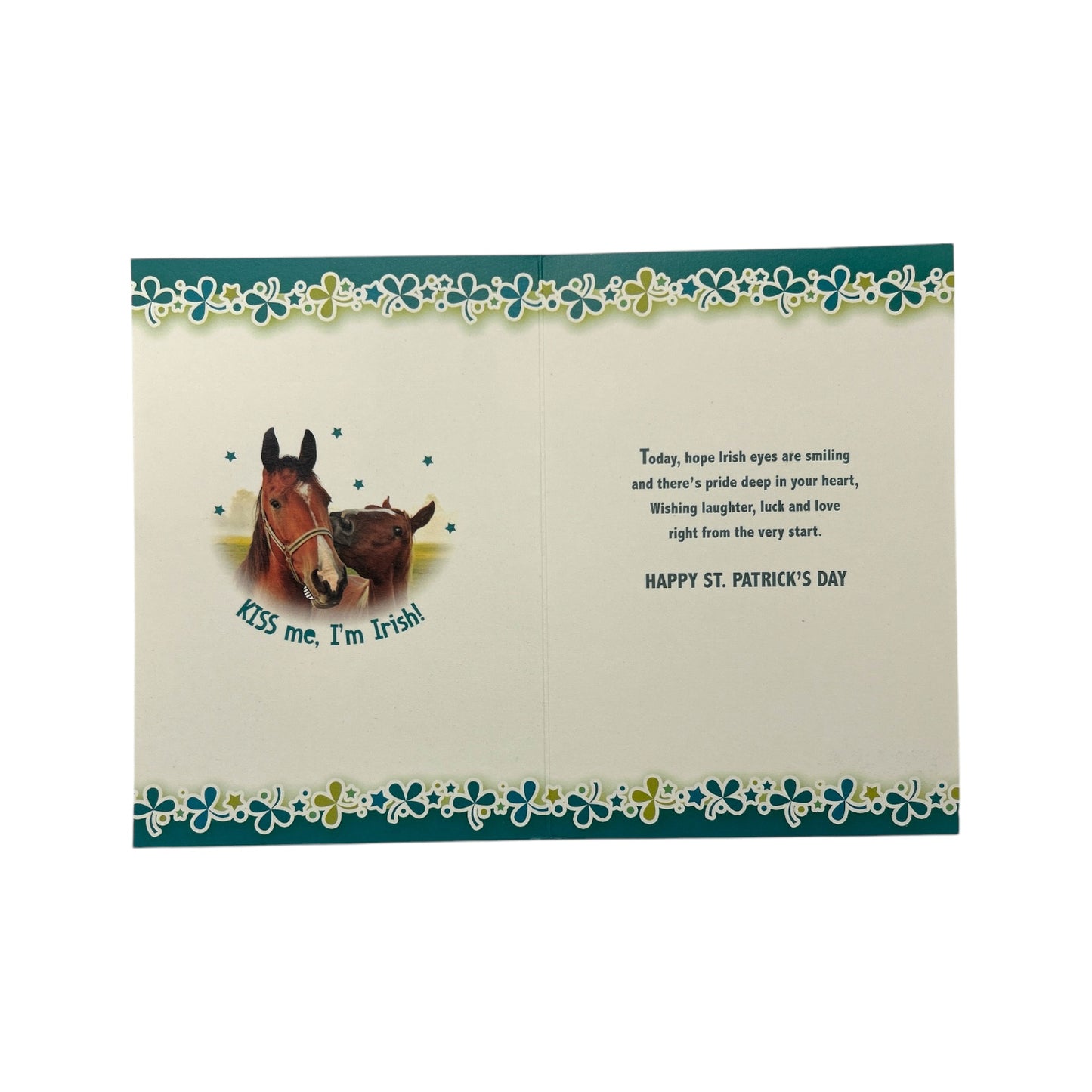 Horse Design St Patrick's Day Card