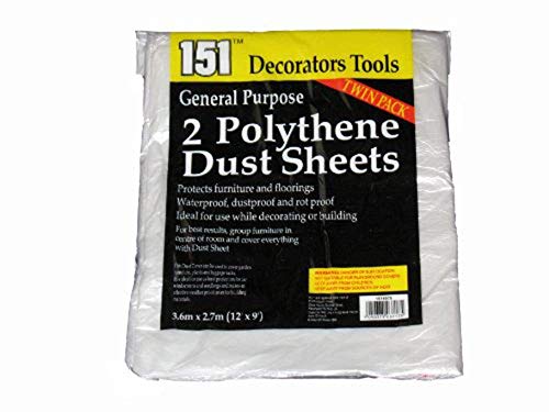 General Purpose 2 Polythene Dust Sheets, tool