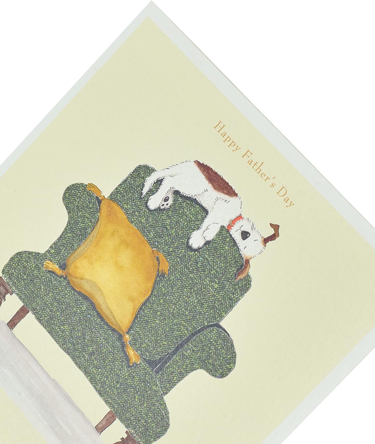 Dog & Chair Design Father's Day Card for Him