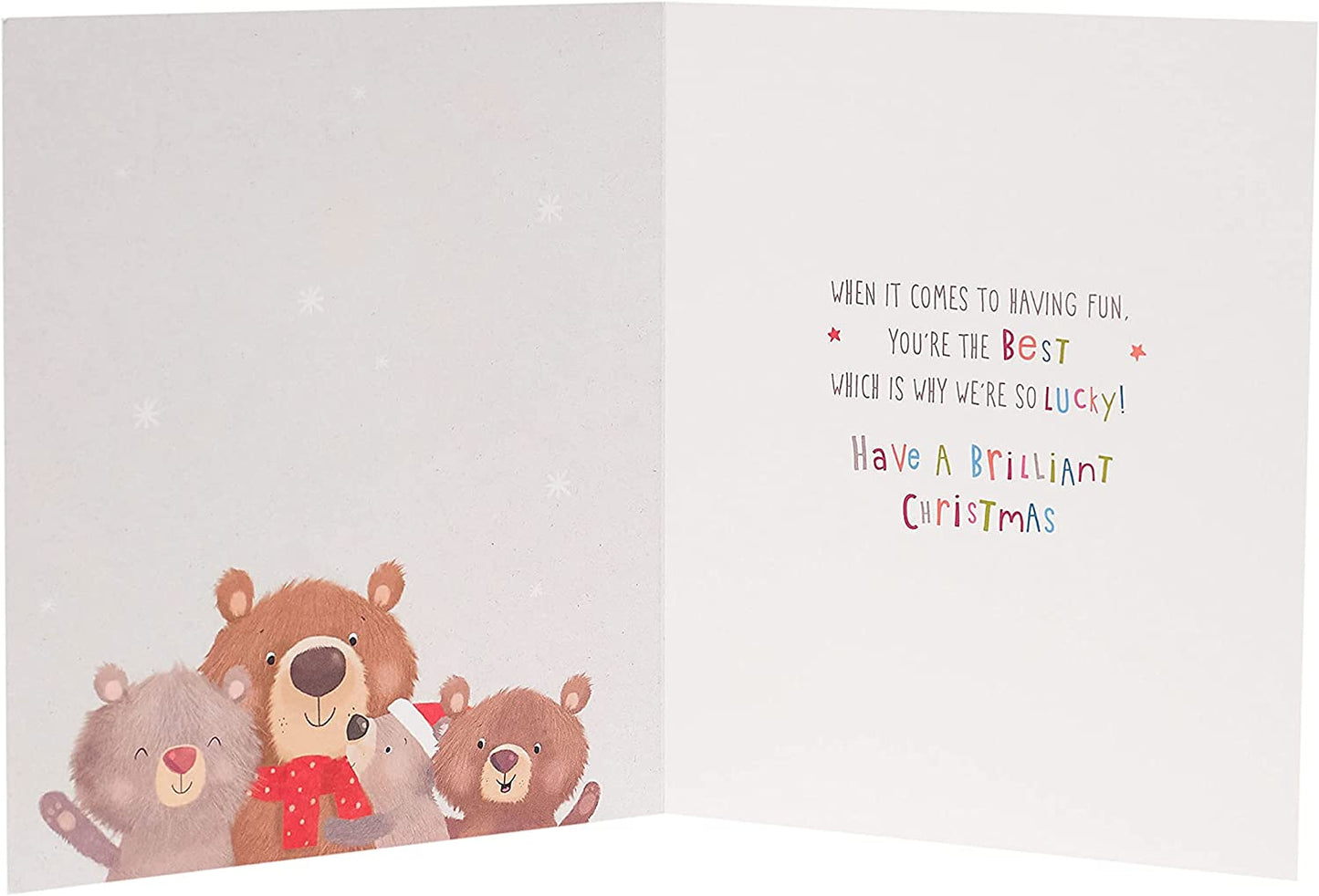 Percy & Peggy Decorating Xmas Tree Design Grandparents Christmas Card 