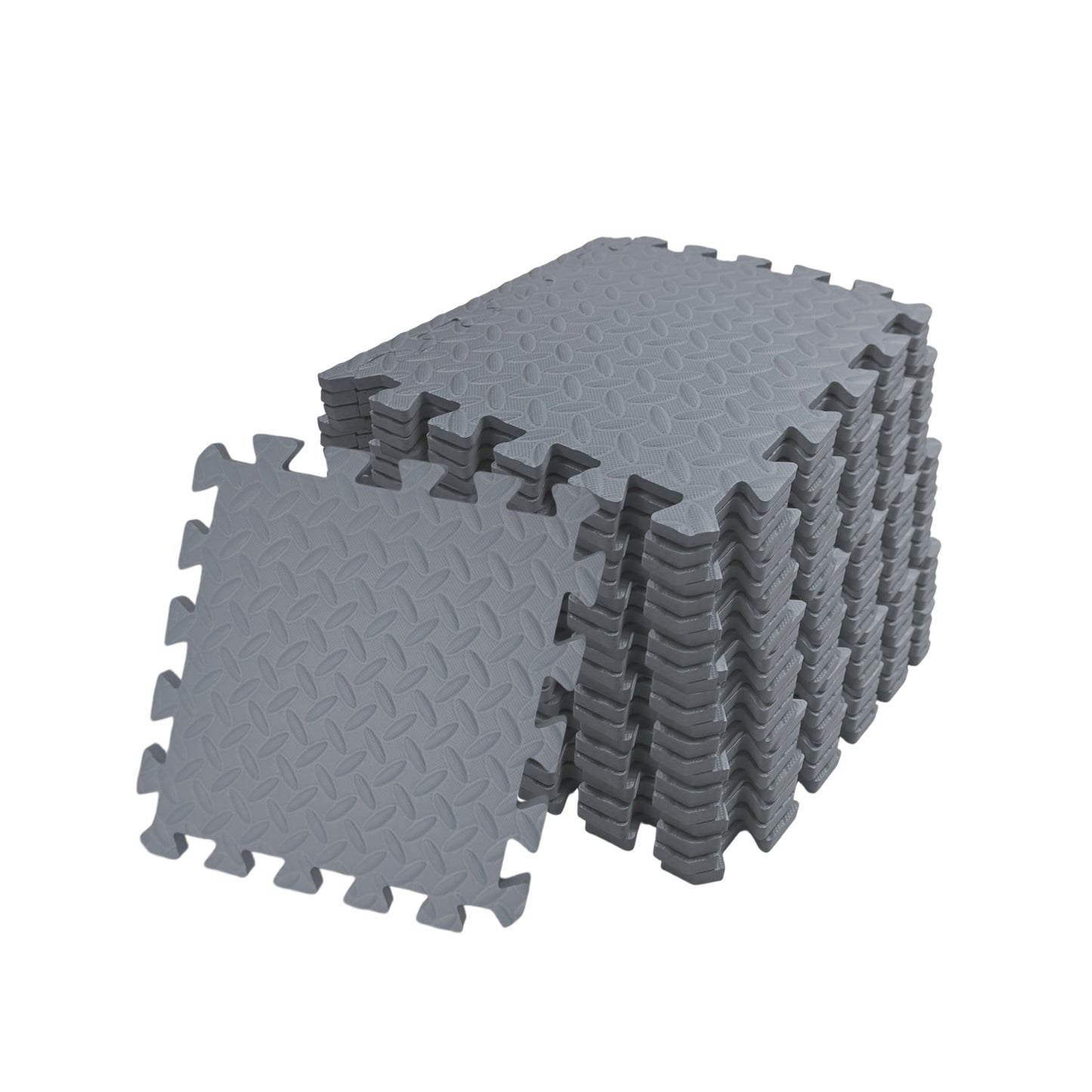 Pack of 80 30x30cm Grey Coloured 1cm Thick EVA Foam Mats