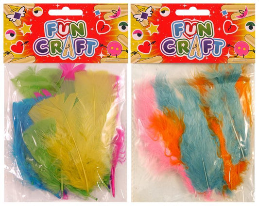 Coloured Feathers Craft Kits Feathers Dyed Feathers