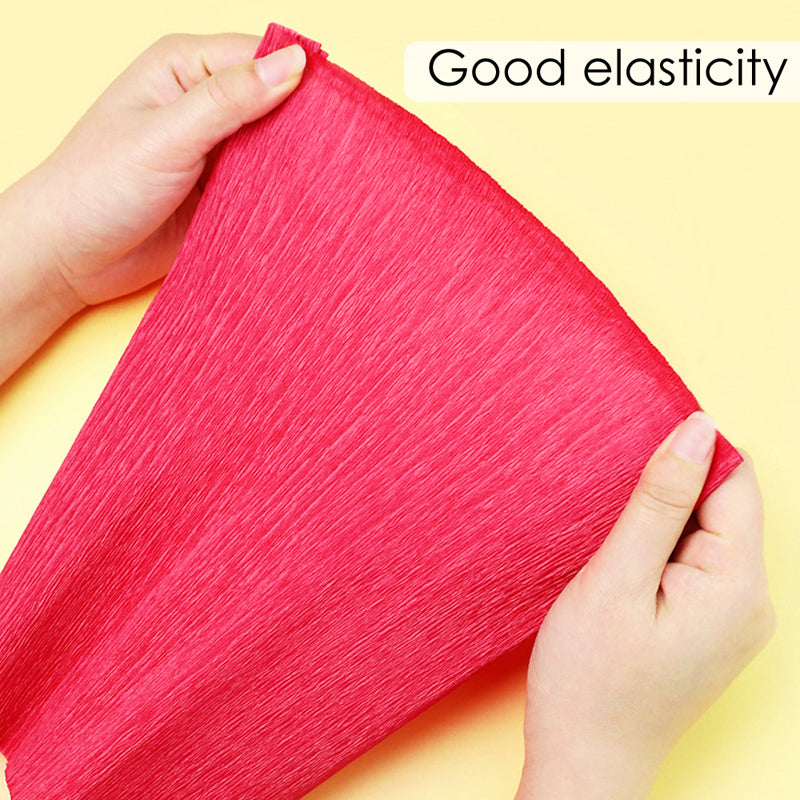 Pack of 10 Red Crepe Paper 50 x 200cm